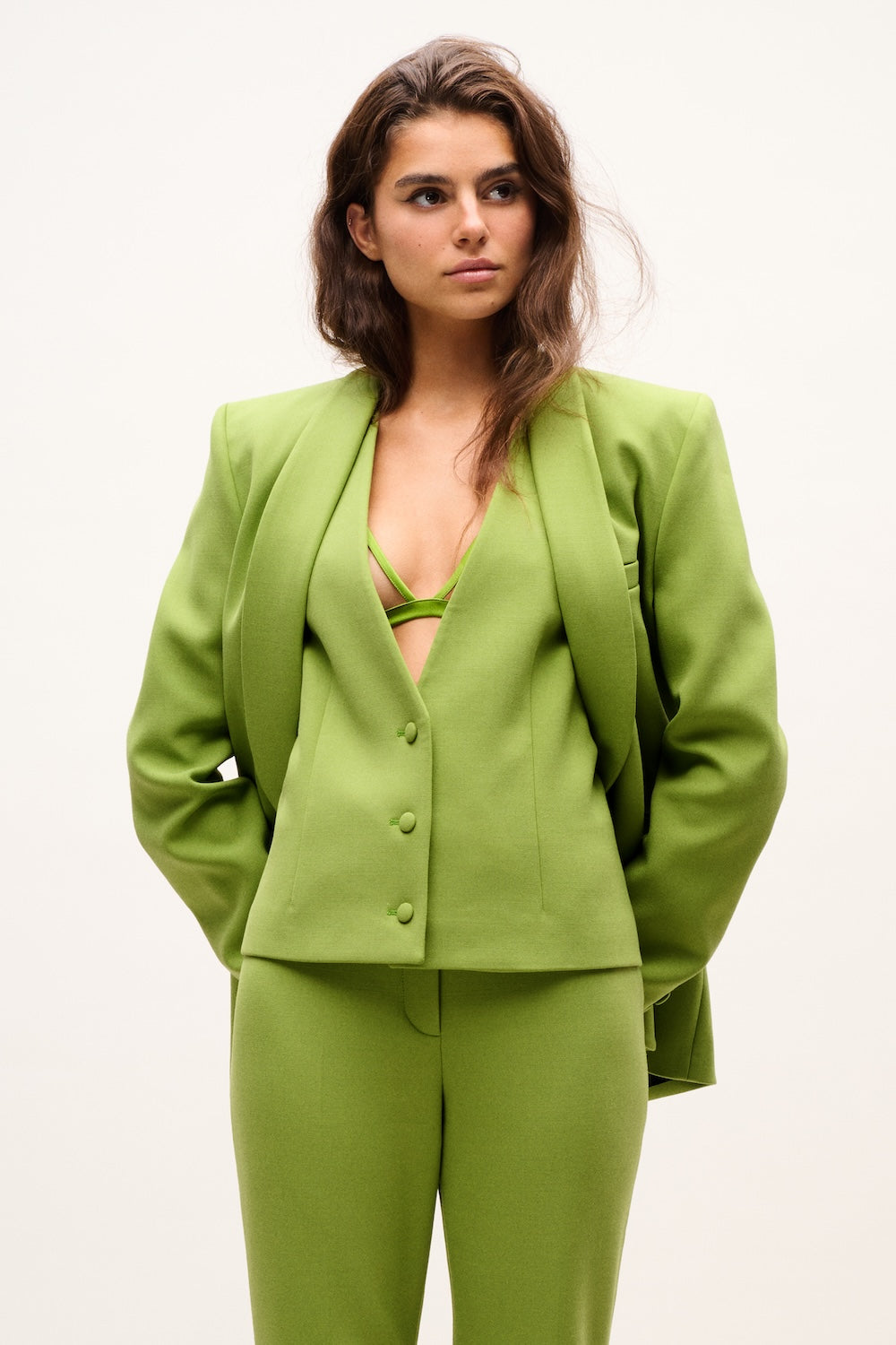 VESTE LOUIS OLIVE