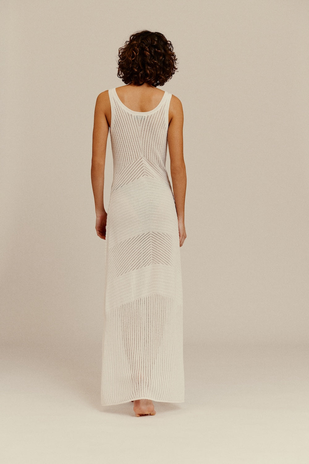 SANDWALK DRESS WHITE