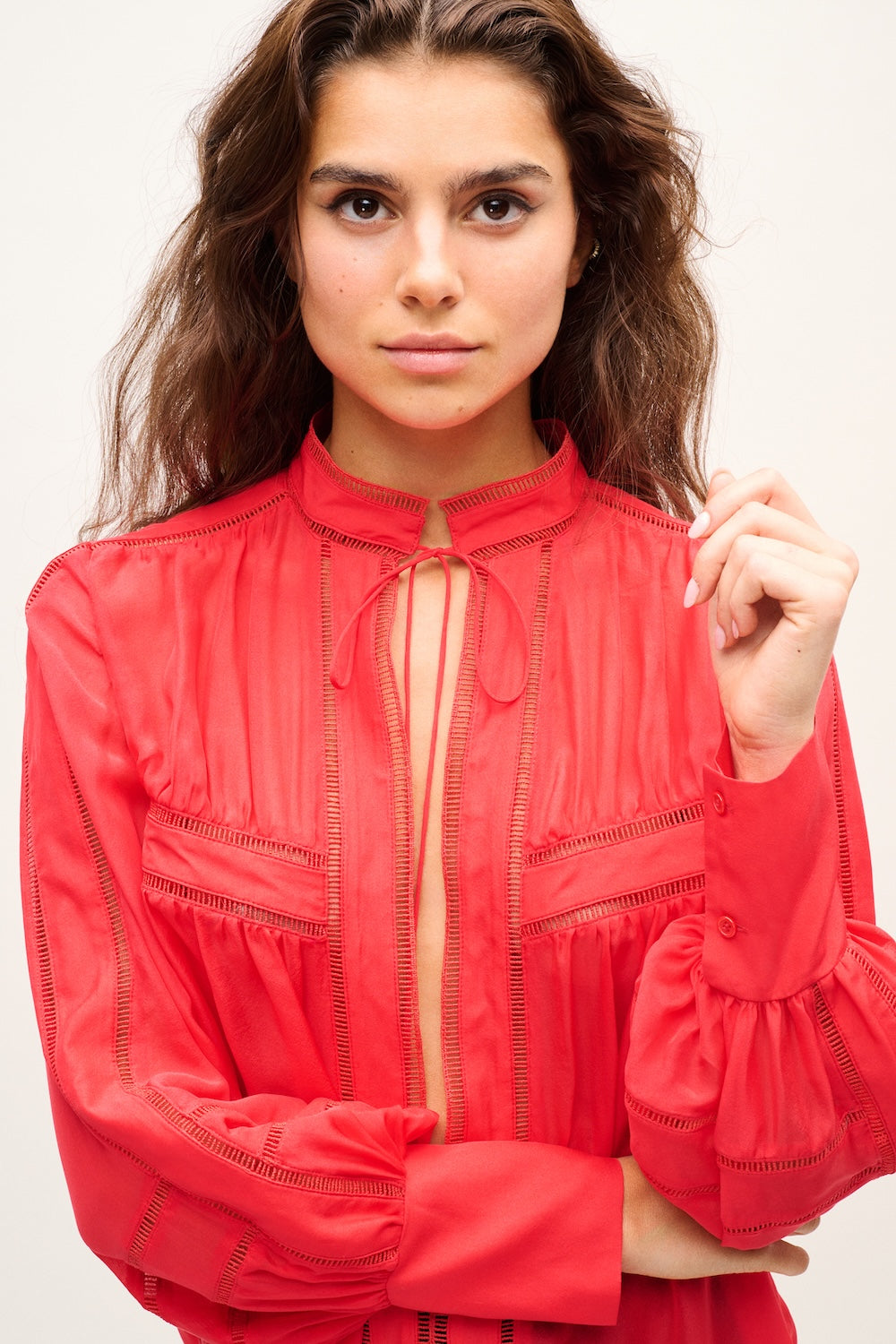 SHIRT BLACK FEVER TOMATO