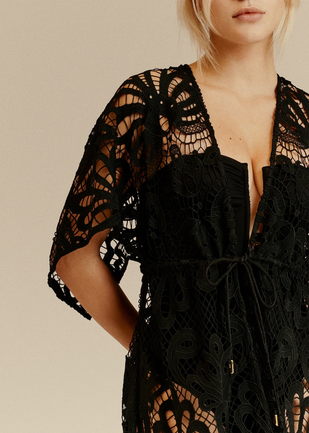 KIMONO CLEWISTON NOIR